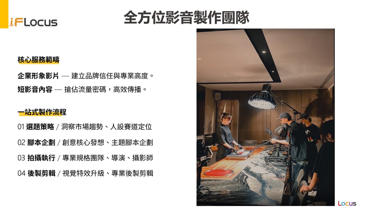 全方位影音製作團隊